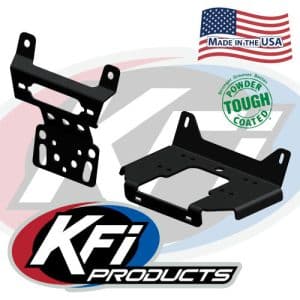101735 Polaris RZR 900/1000/TURBO / Polaris General 1000   KFI Winch Mount