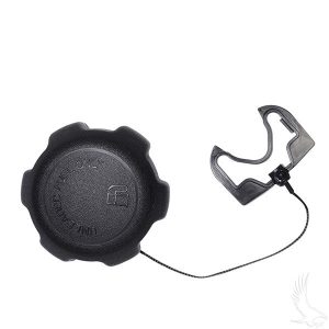 EZGO TXT, RXV, Club Car Precedent, Non Vented Gas Cap with Lanyard