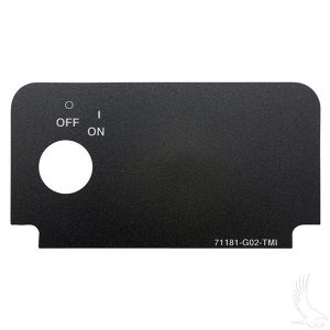 EZGO Medalist / TXT  Key Switch Decal