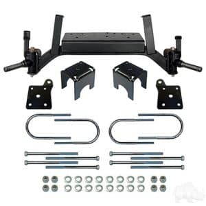 RHOX 5" Drop Axle Lift Kit for EZGO TXT Electric Golf Cart 01.5-09 & Gas 01.5-08.5