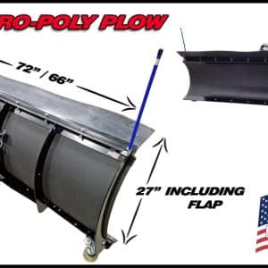 KFI 66" PRO-POLY UTV STRAIGHT BLADE 105866