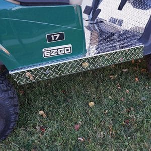EZGO RXV Diamond Plate Rocker Panels