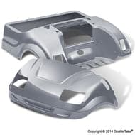DoubleTake Vortex Golf Cart Body Kit for Yamaha Drive Silver
